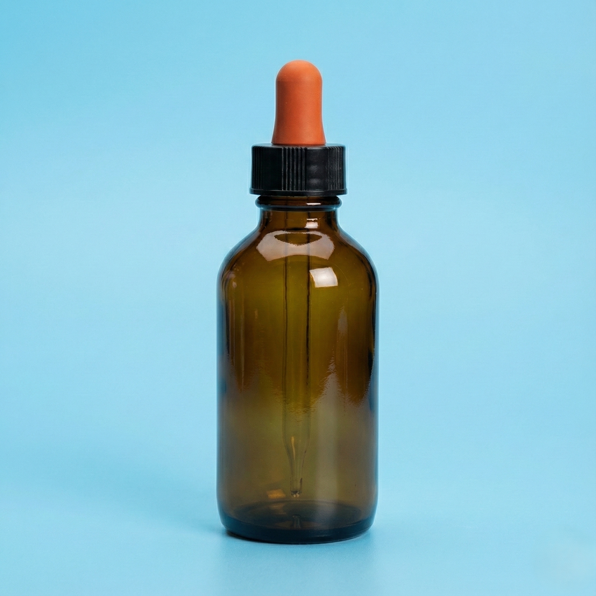 Amber Dropping Bottles (neutral Hard Glass)